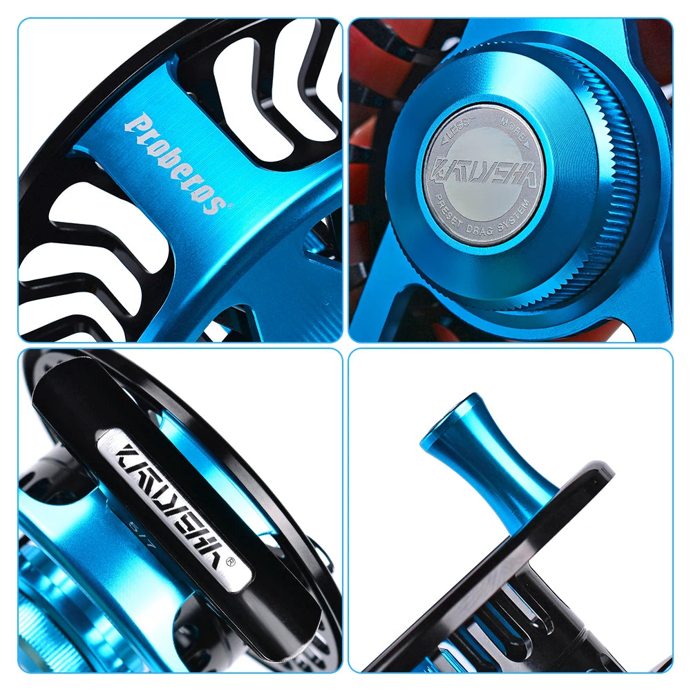 5/7-7/9-9/10 WT 3+1BB Fly Fishing Reel, multi