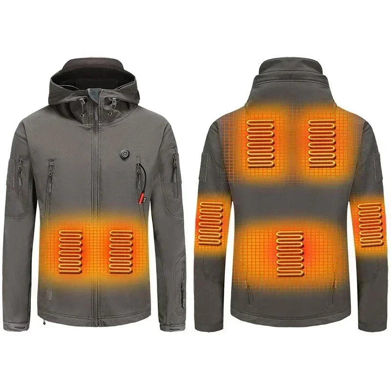 Nak Winter Electric Heating Jacket, gray
