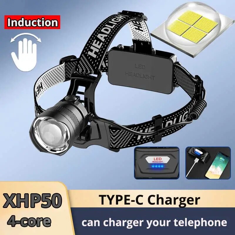 Led Headlamp, type-c