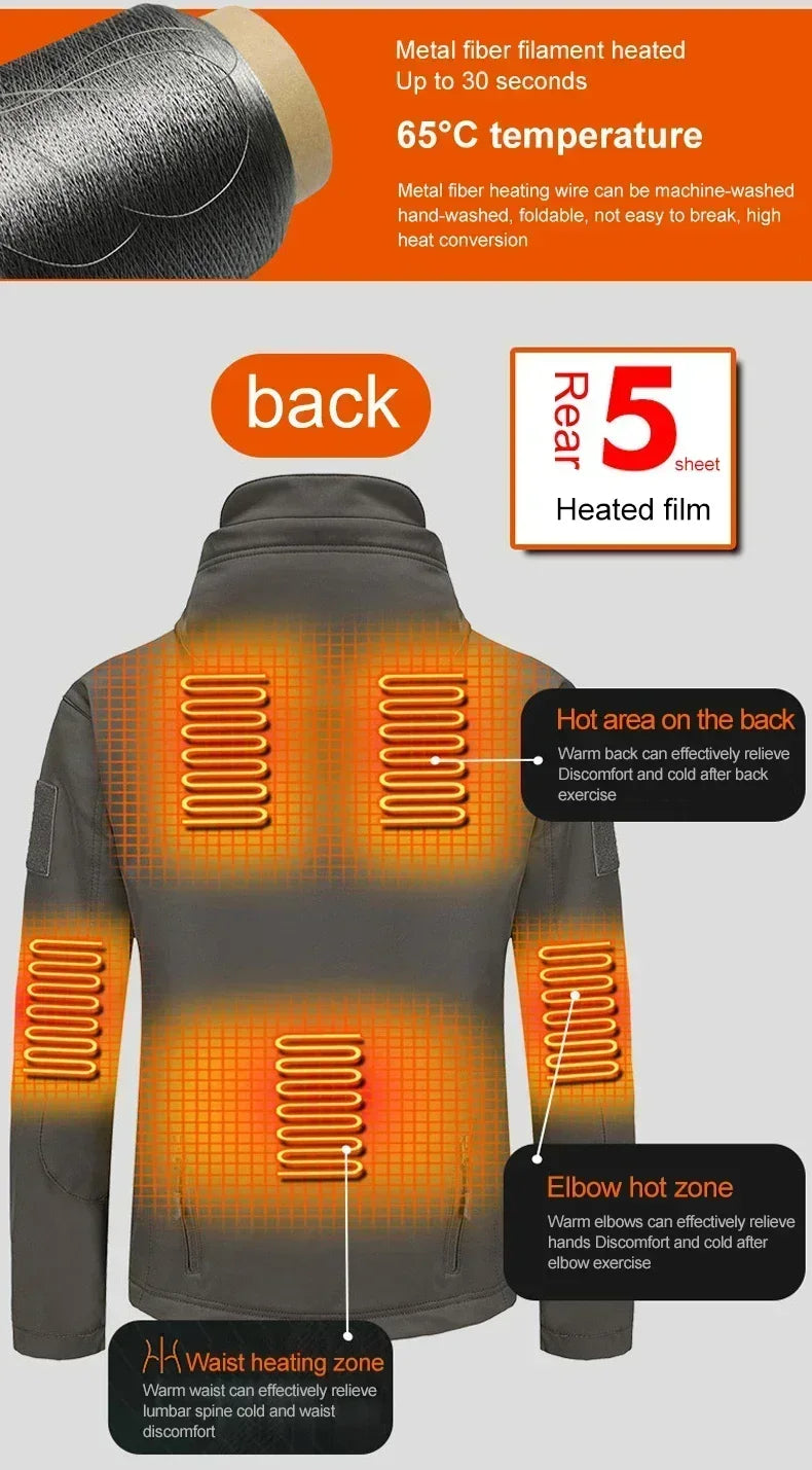Nak Winter Electric Heating Jacket, med