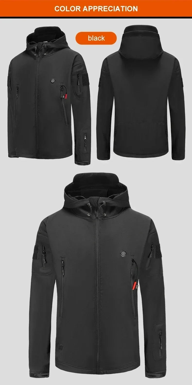 Nak Winter Electric Heating Jacket, color
