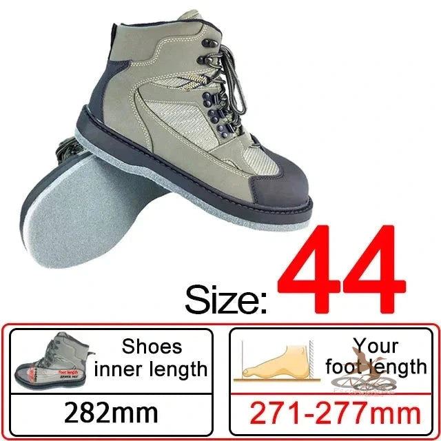 Fly Fishing Wading Boots tan 44