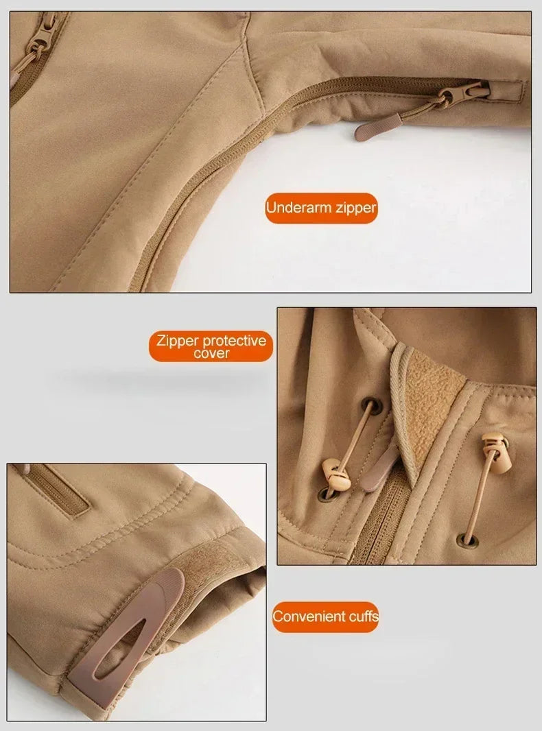 Nak Winter Electric Heating Jacket, zipper
