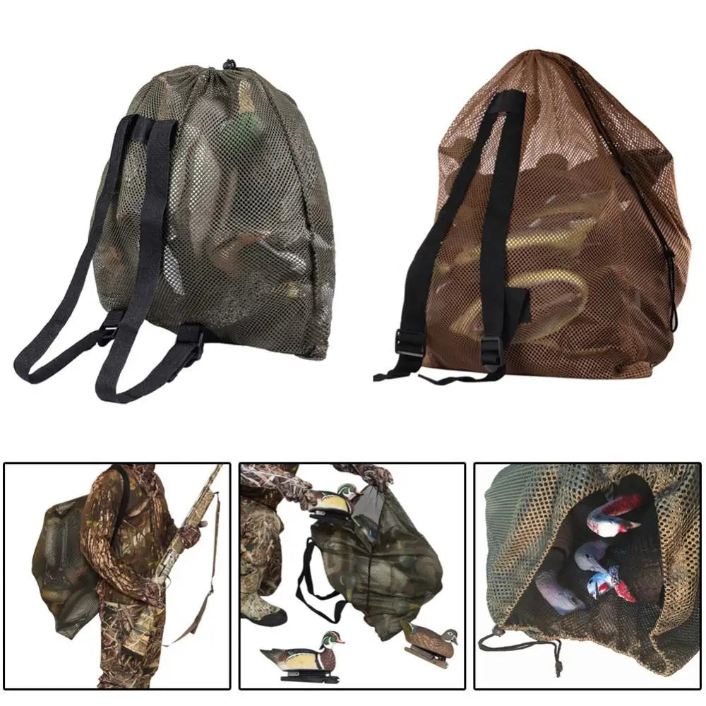Outdoor Mesh Decoy Shoulder Bag multi