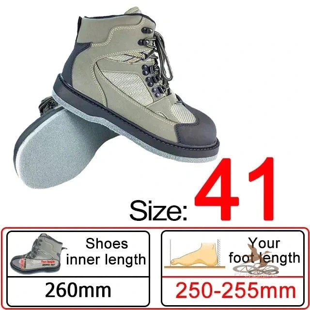 Fly Fishing Wading Boots tan 41