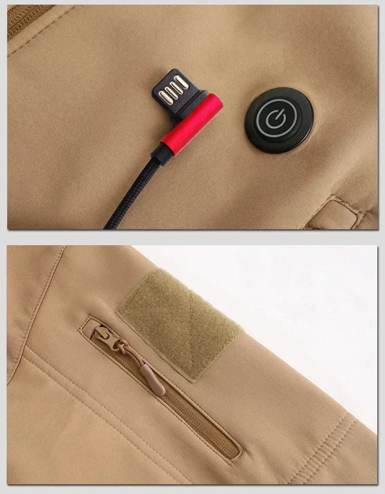 Nak Winter Electric Heating Jacket, details