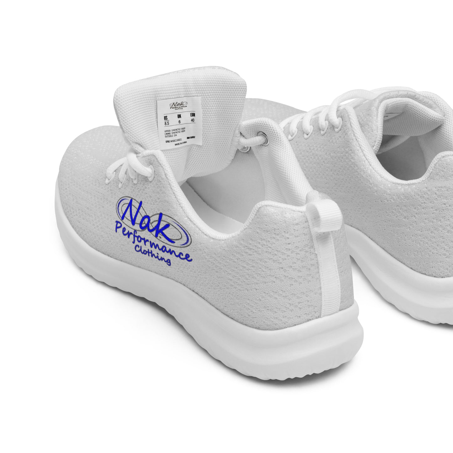 Men’s Nak gray athletic shoes, side
