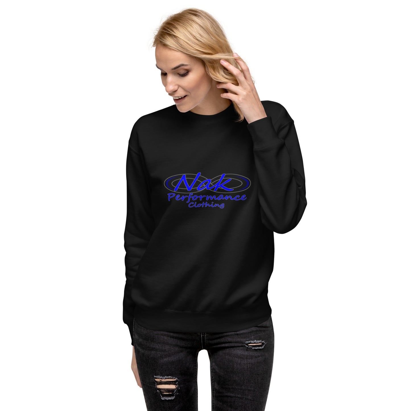 Nak Performance Premium women’s sweatshirt, Black