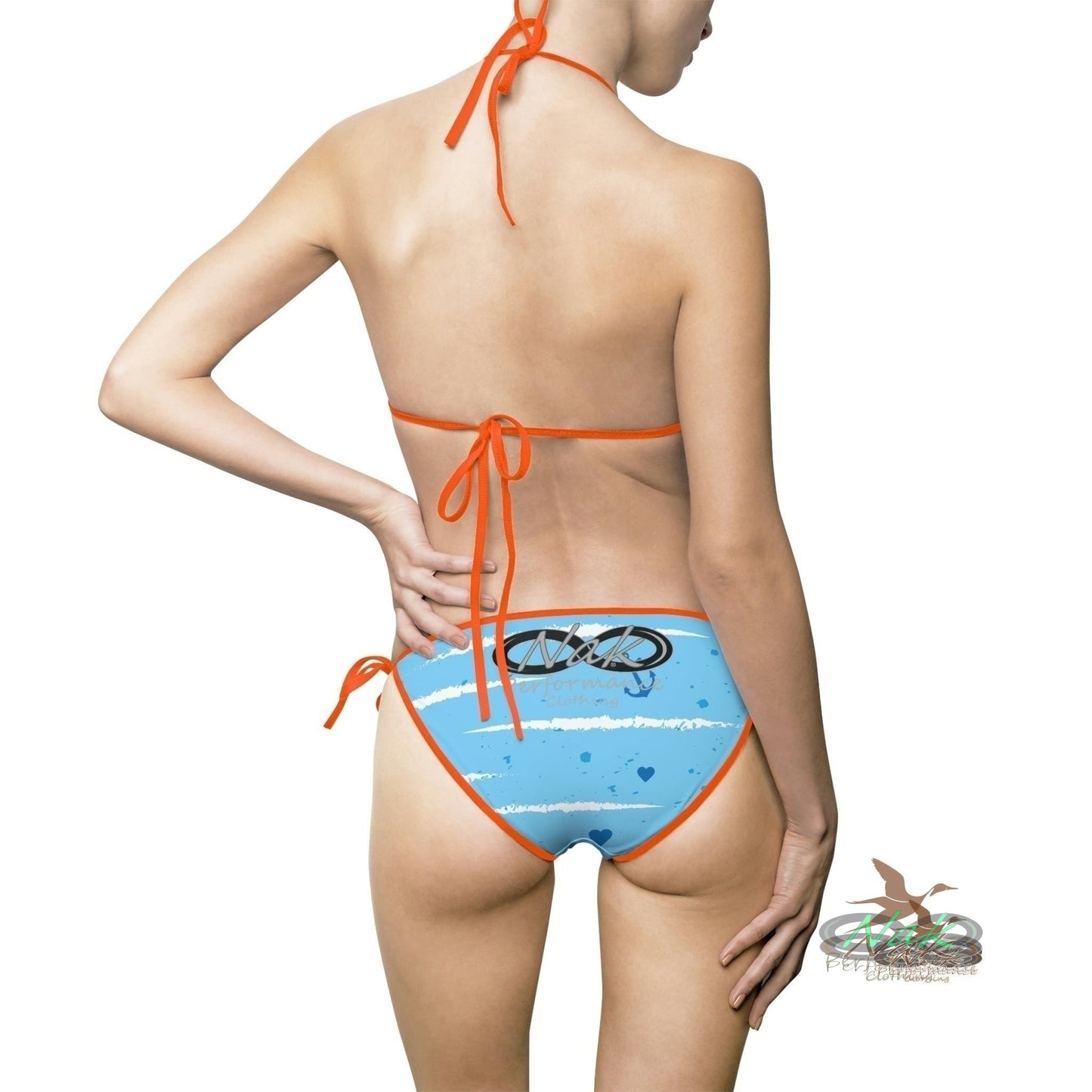 Nak Women's Blue beach Bikini Swimsuit