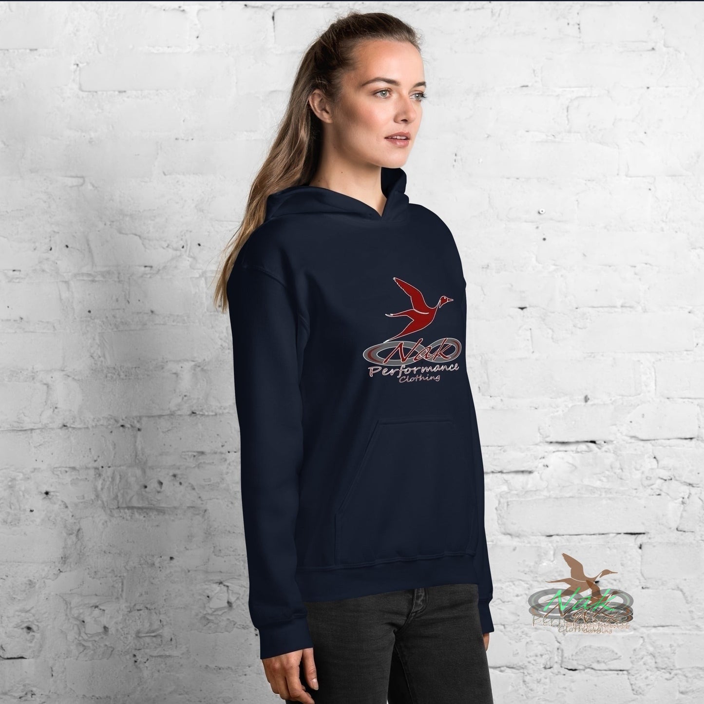Unisex Pintail Burgandy Hoodie