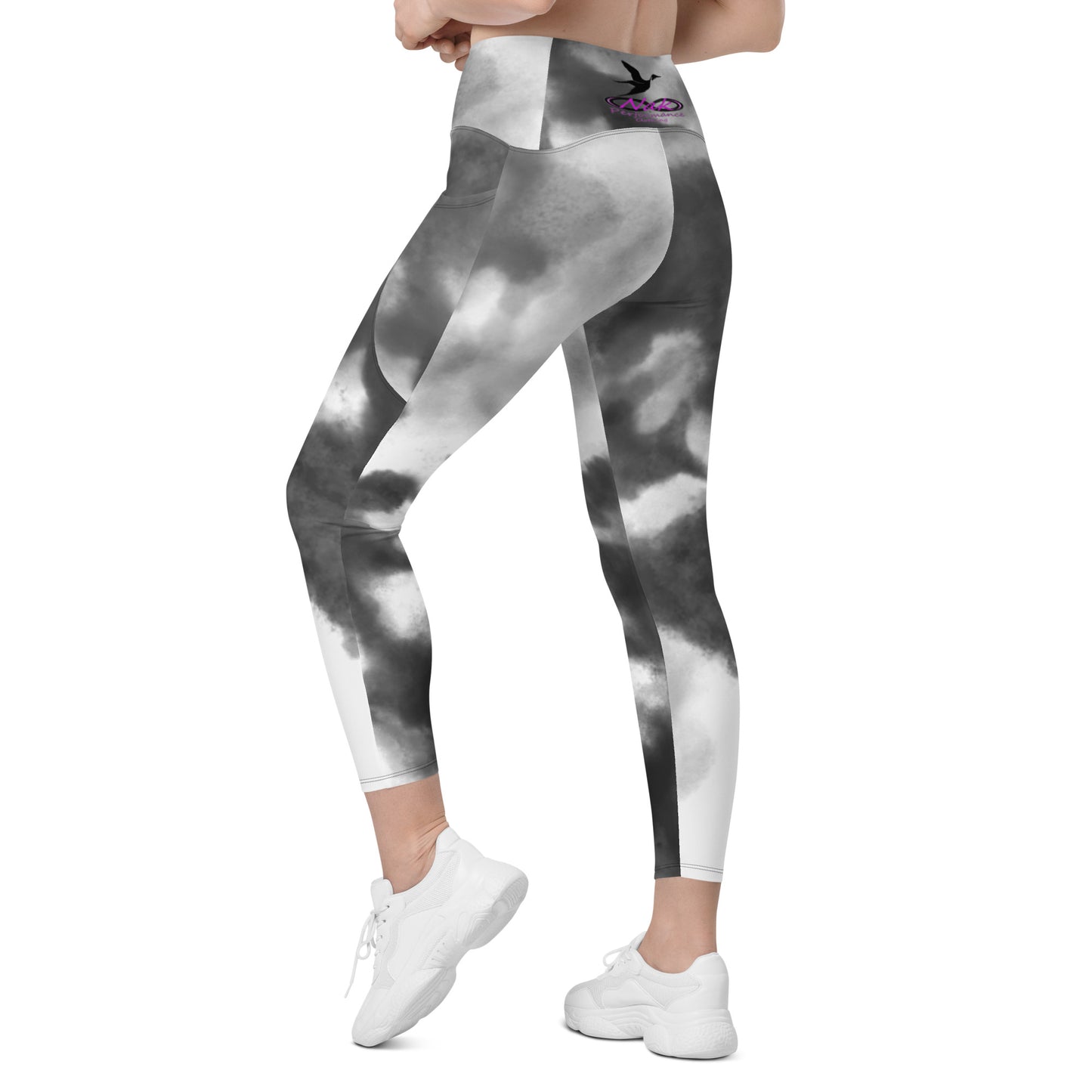 Crossover Nak leggings with Pockets, side