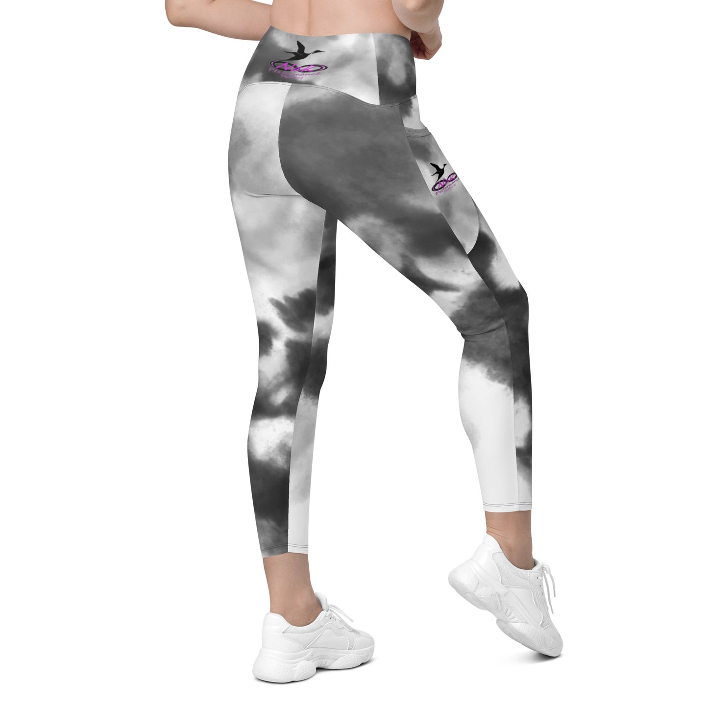 Crossover Nak leggings with Pockets, back