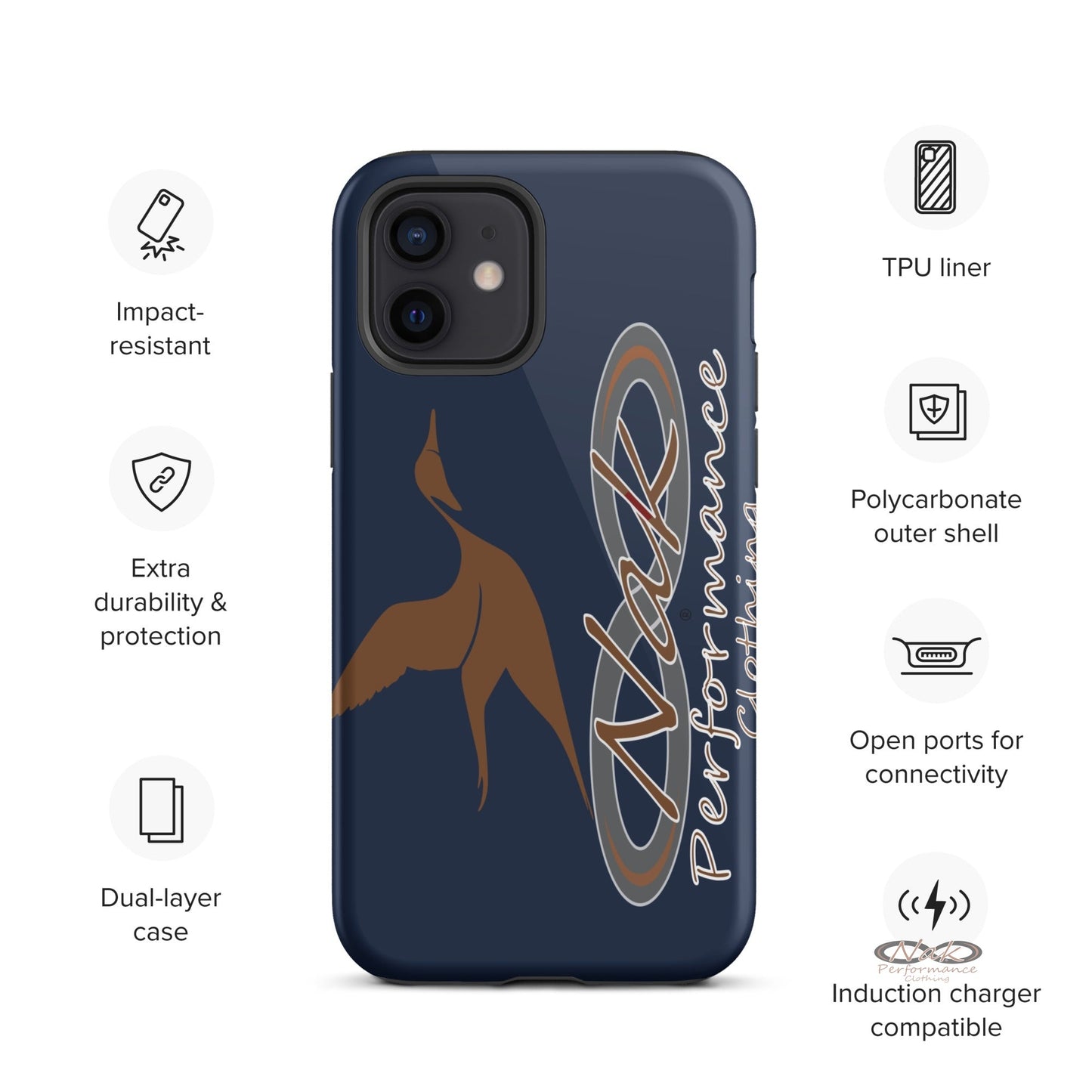 Nak Pintail Navy Tough Case for iPhone®
