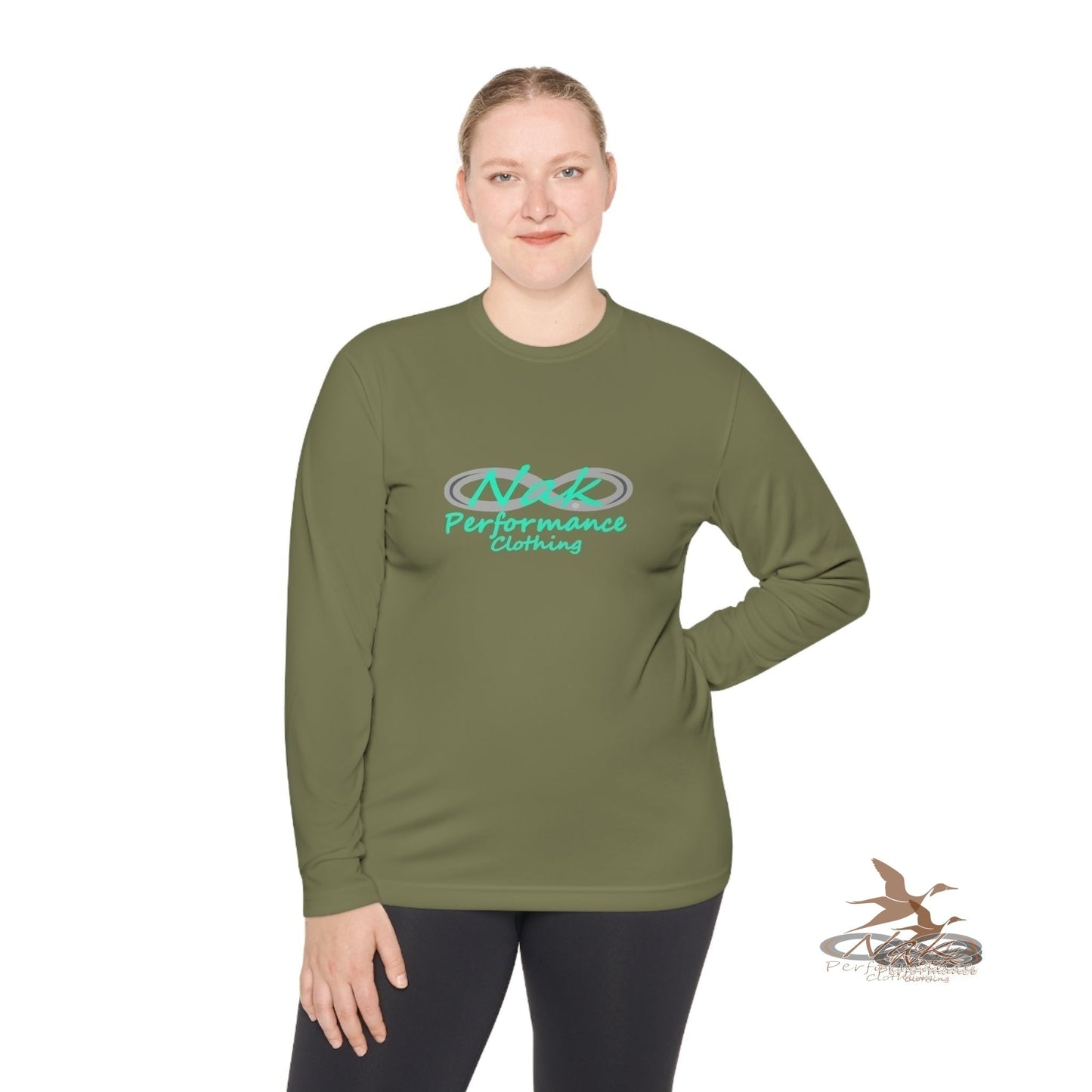 Nak Women's Teal Lightweight Long Sleeve