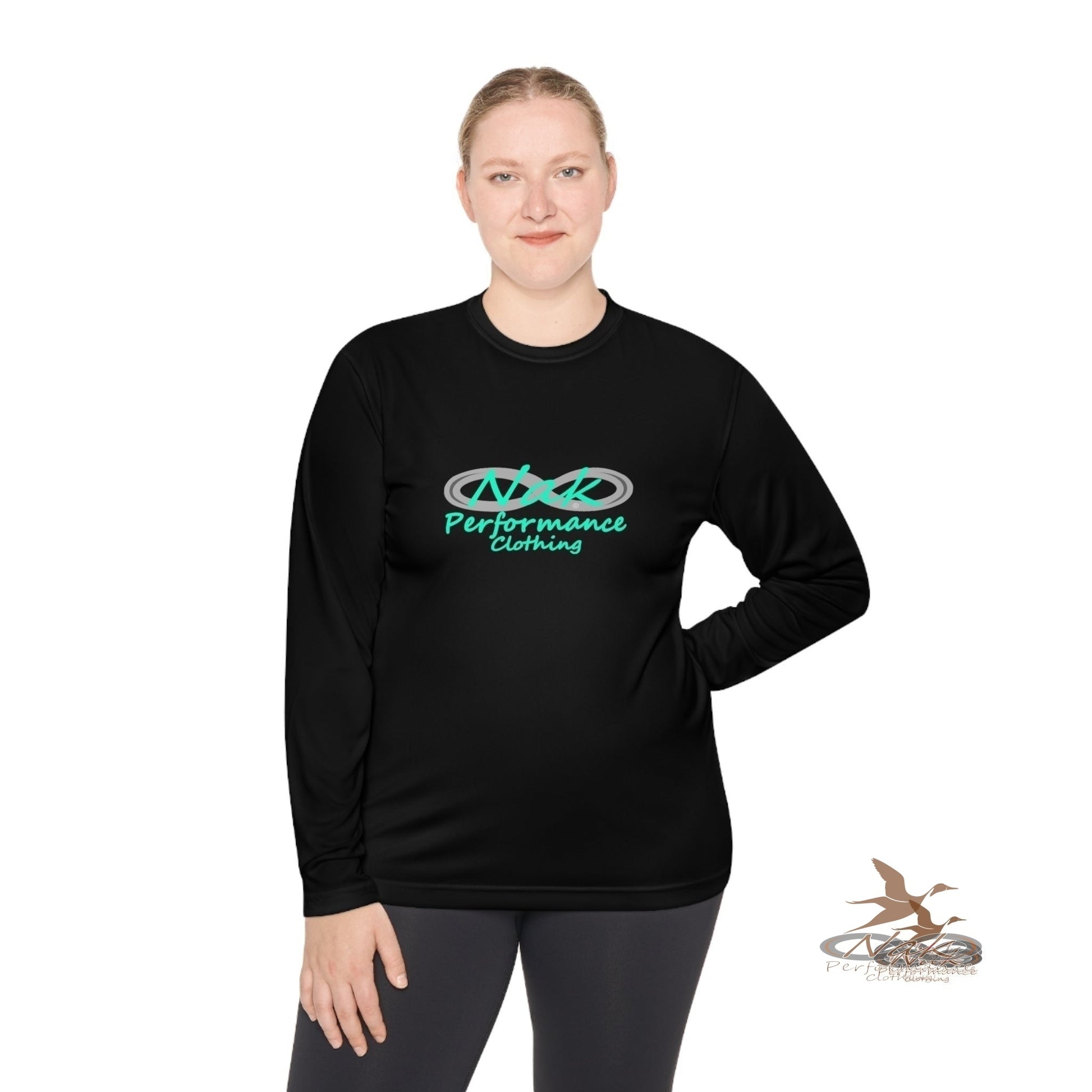 Nak Women's Teal Lightweight Long Sleeve