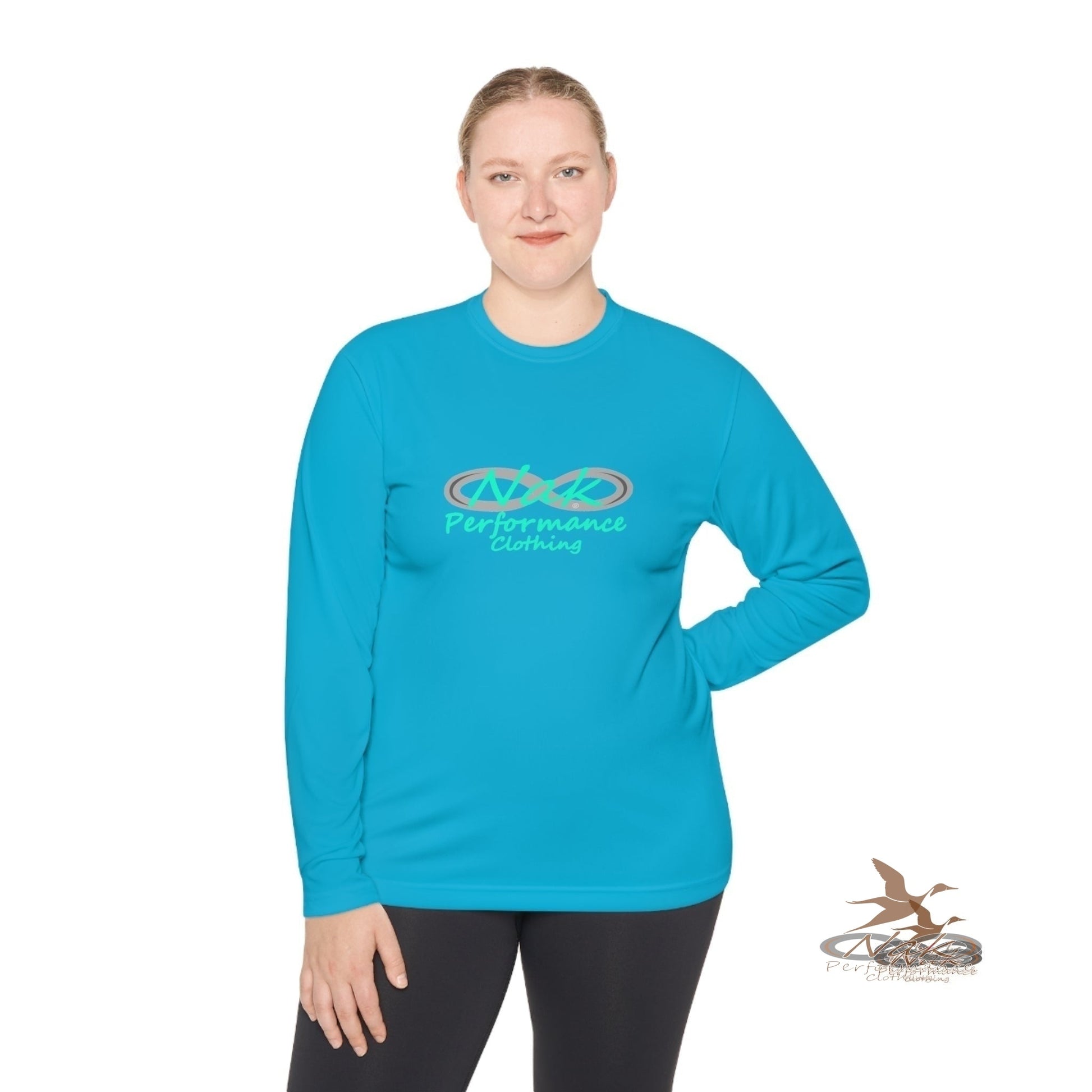 Nak Women's Teal Lightweight Long Sleeve