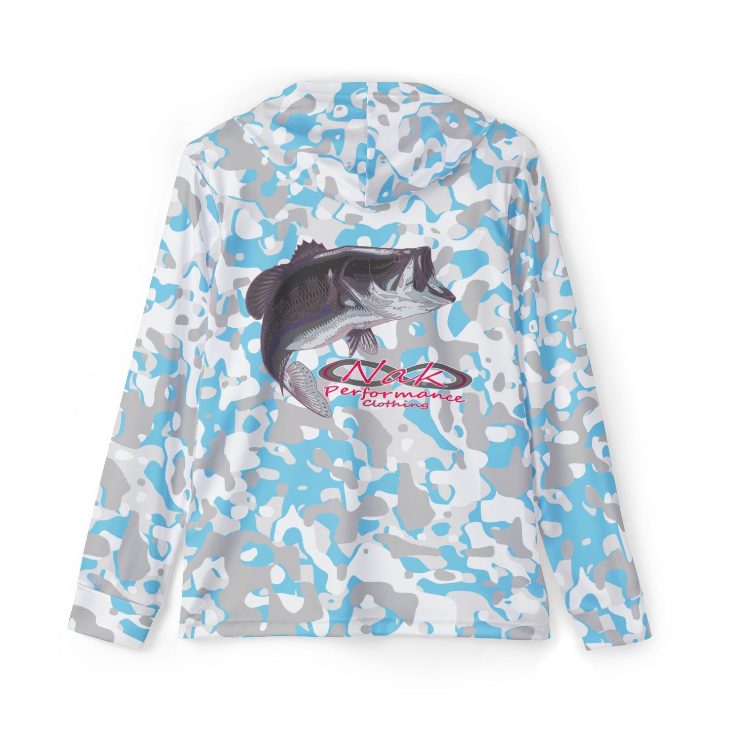 Women's Nak Hoodie - SPF +50 Largemouth Baby Blue Camo