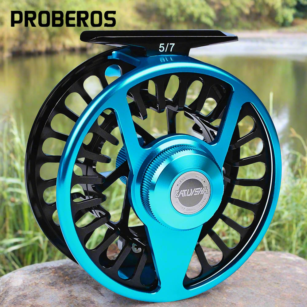 5/7-7/9-9/10 WT 3+1BB Fly Fishing Reel Aluminum Fly Reel CNC Machine Left&Right