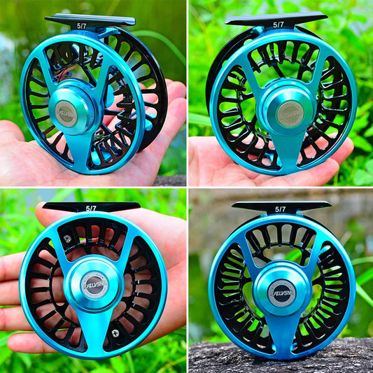 5/7-7/9-9/10 WT 3+1BB Fly Fishing Reel Aluminum Fly Reel CNC Machine Left&Right