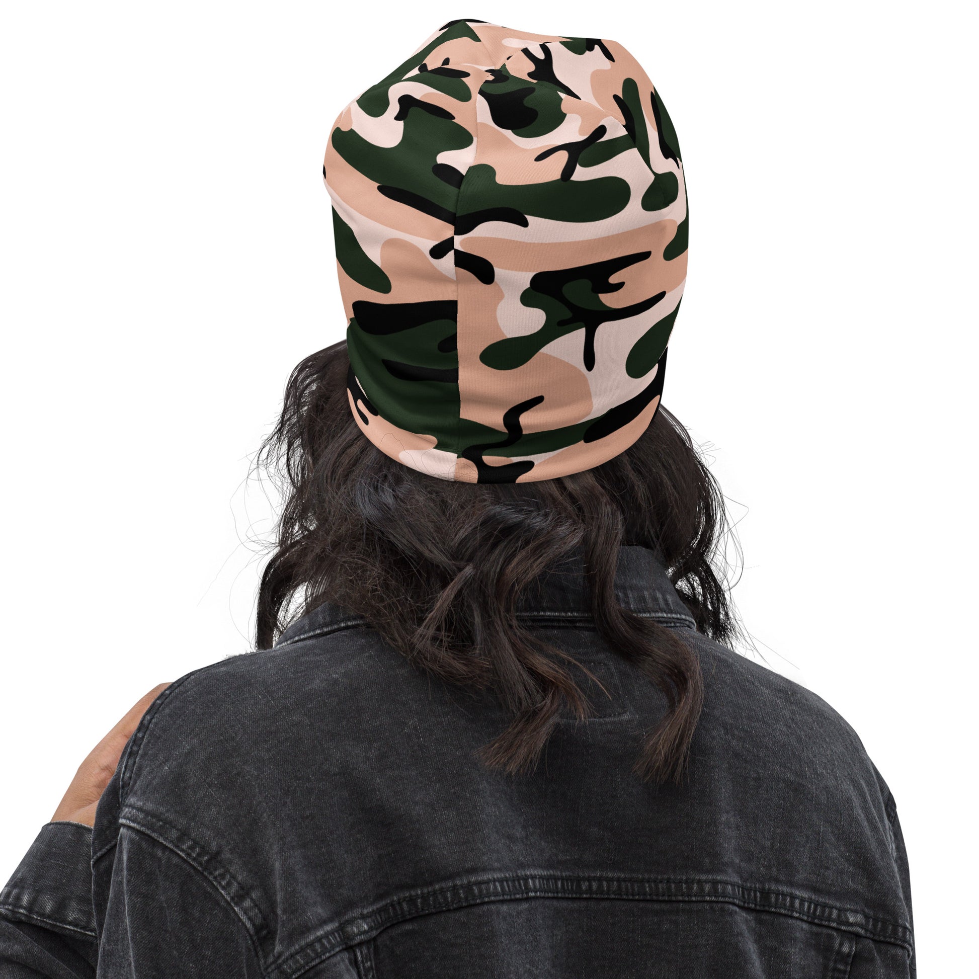 Nak Pink Camo Pintail Beanie