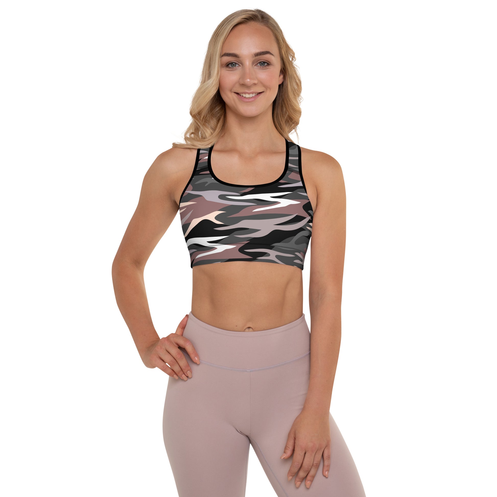 Nak Performance Western Camo Padded Sports Bra