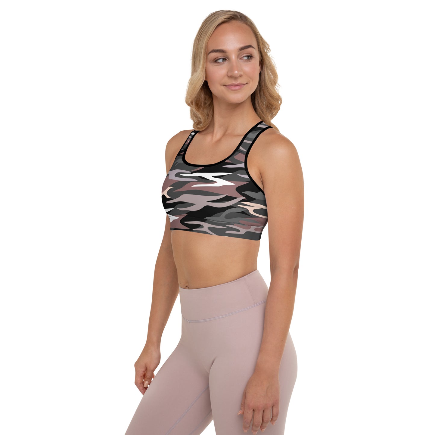 Nak Performance Western Camo Padded Sports Bra