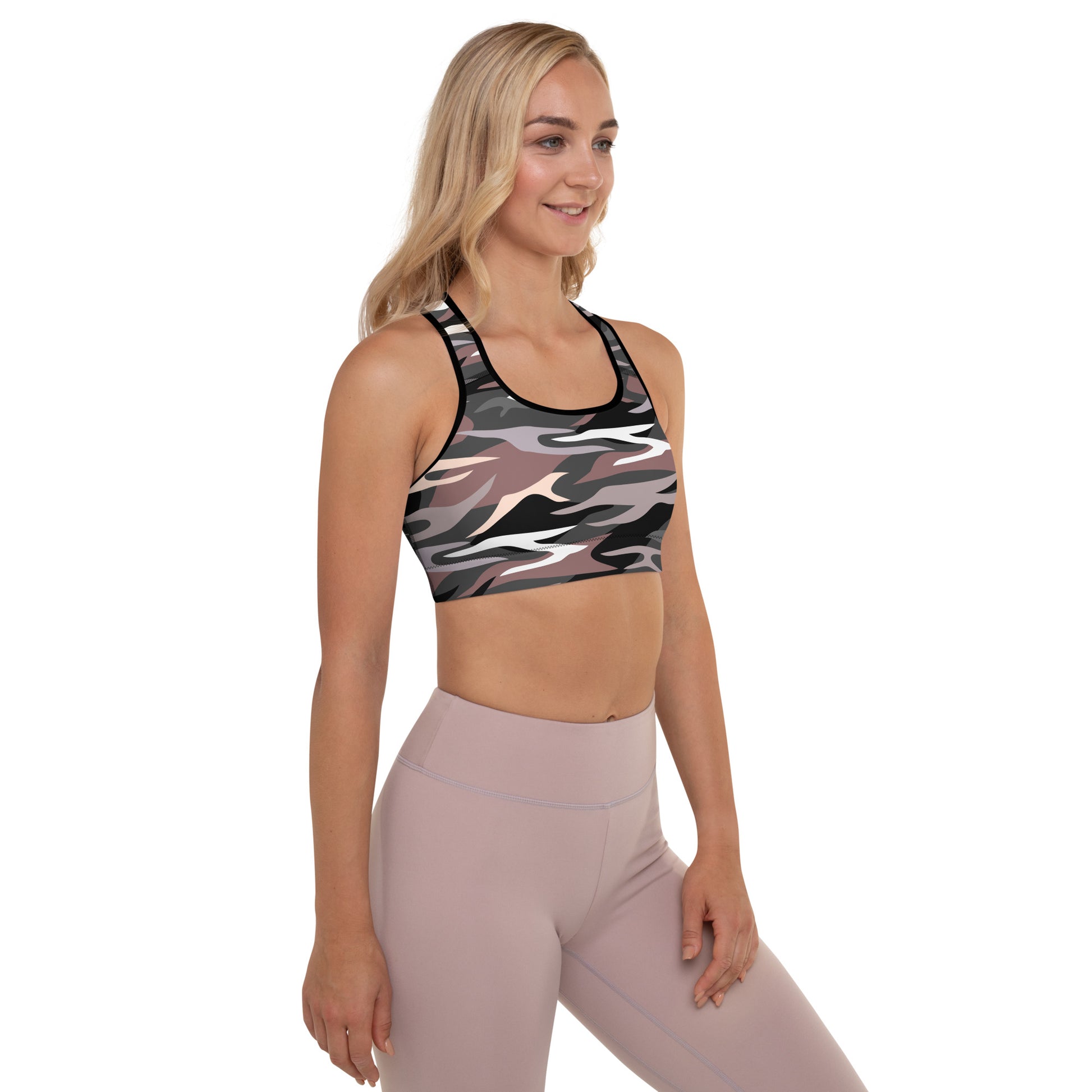 Nak Performance Western Camo Padded Sports Bra