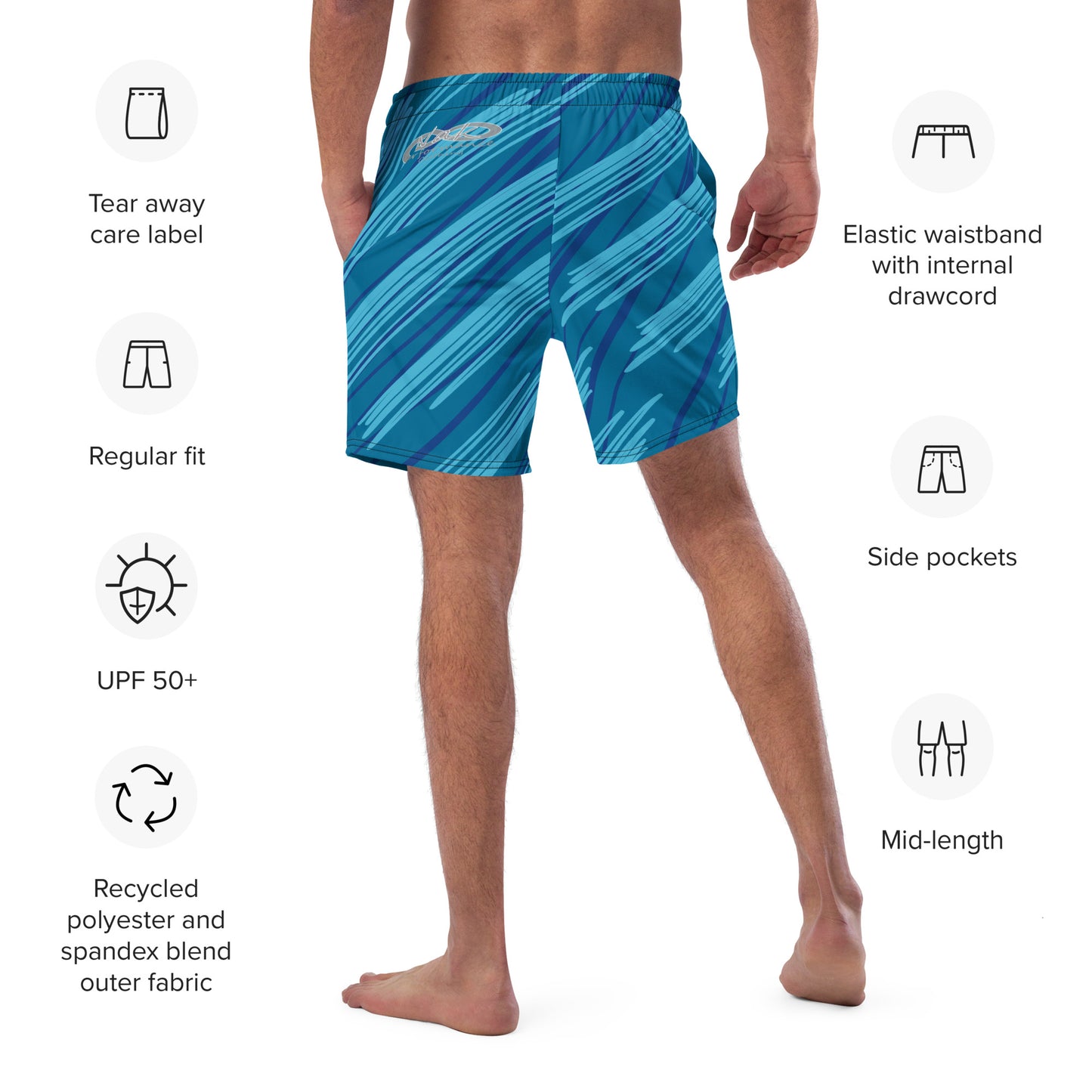 Nak Men's Blue swim trunks