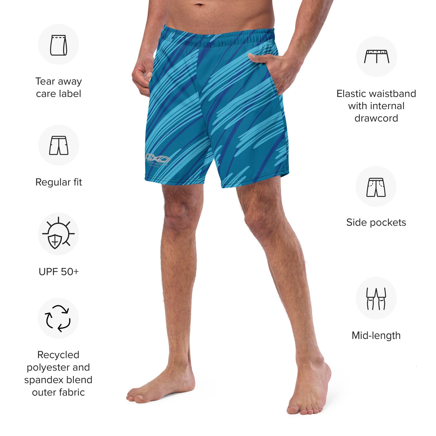 Nak Men's Blue swim trunks