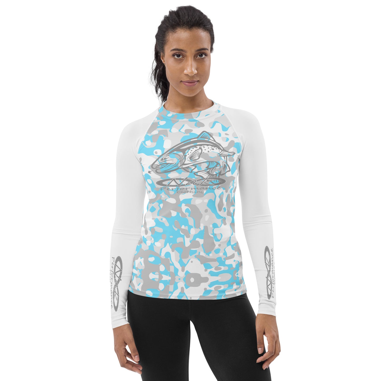 Nak Fishing BBlue camo Women's long sleeve