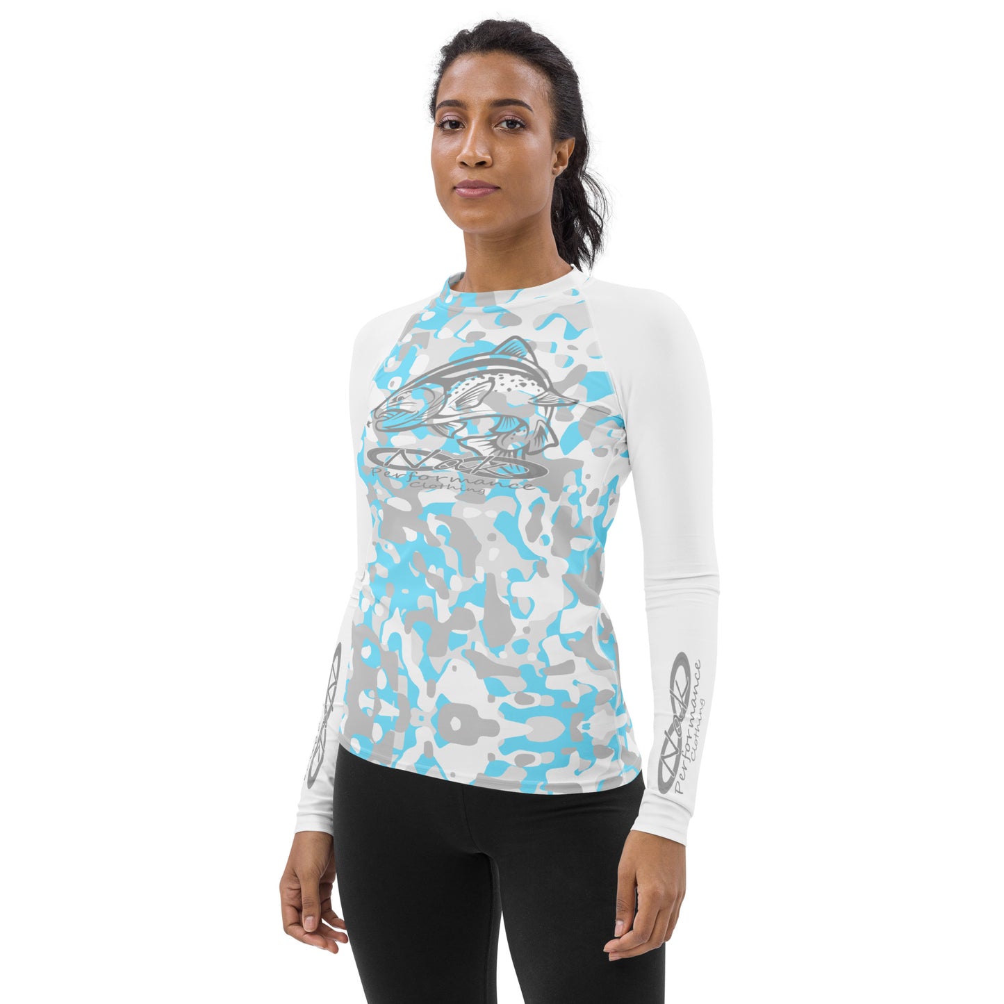 Nak Fishing BBlue camo Women's long sleeve