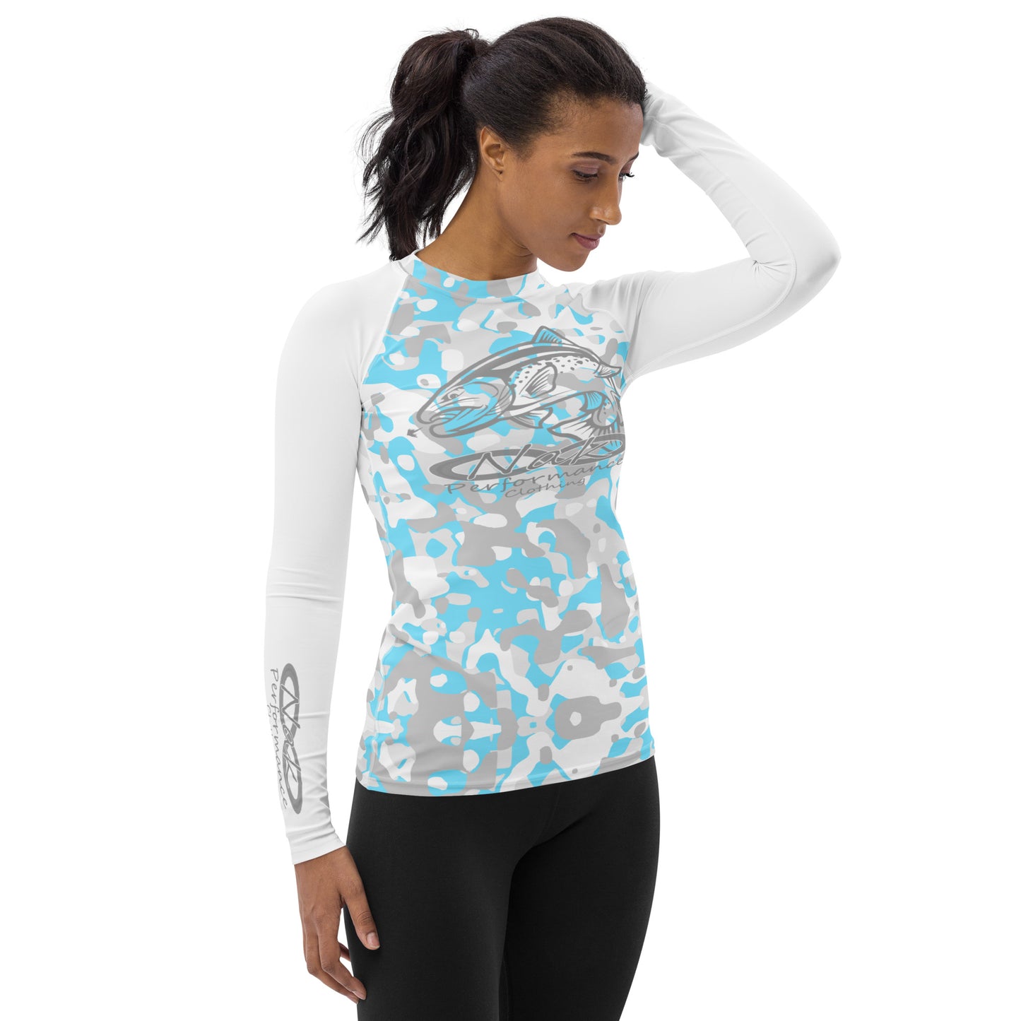 Nak Fishing BBlue camo Women's long sleeve