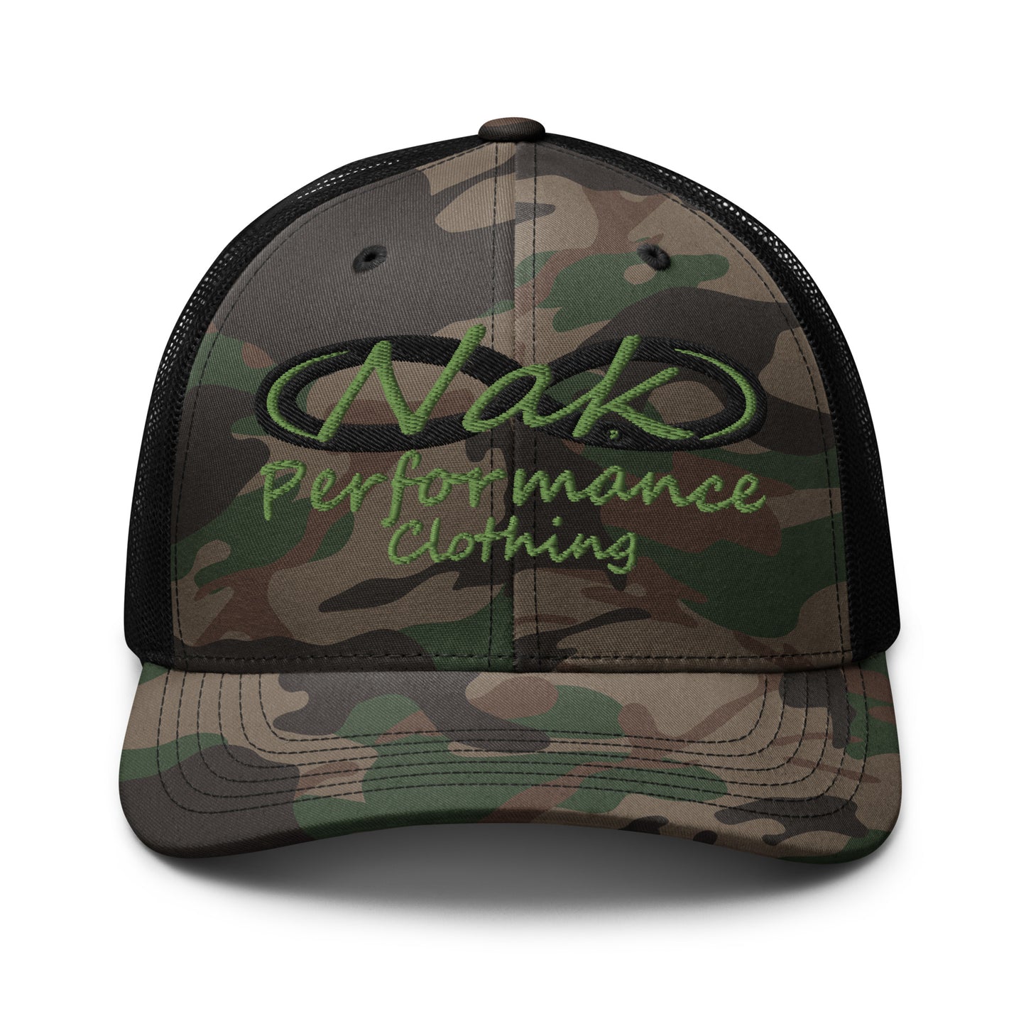 Nak Performance Camouflage trucker hat