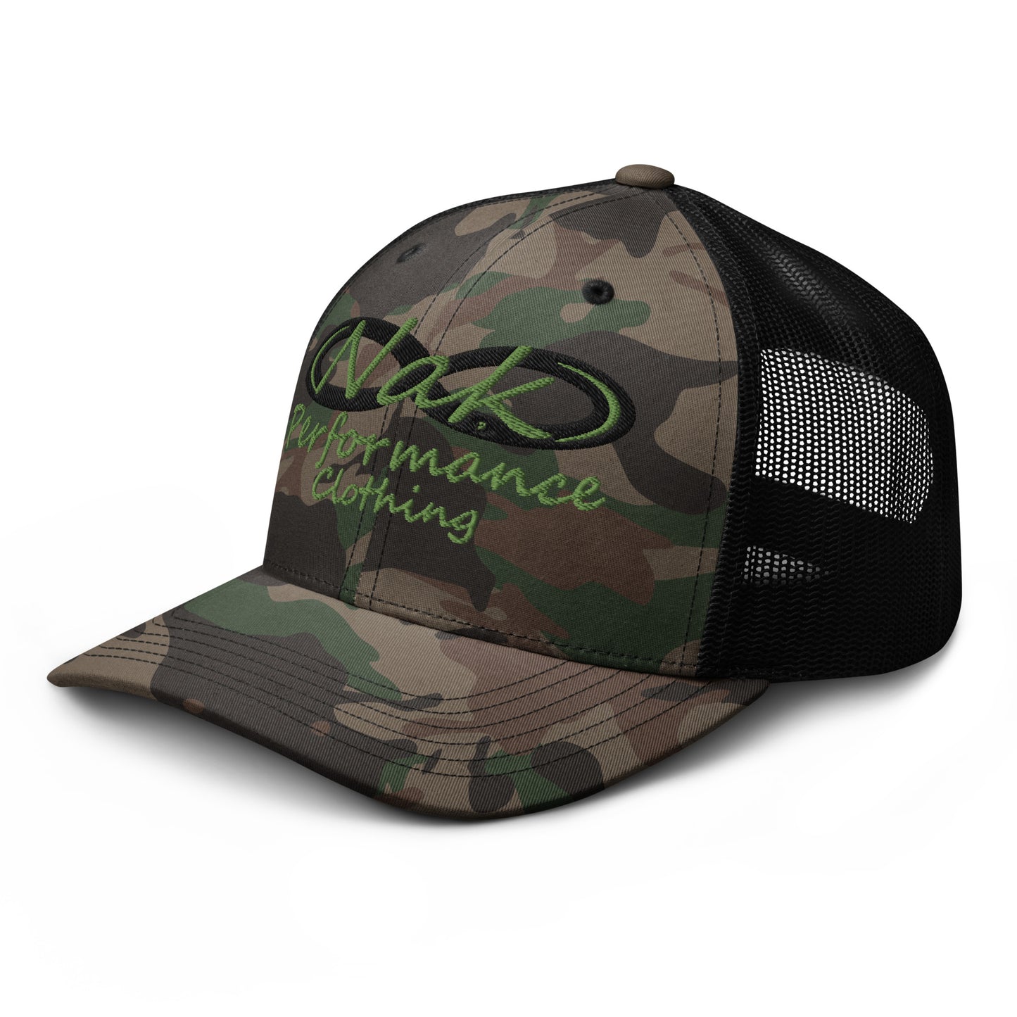 Nak Performance Camouflage trucker hat