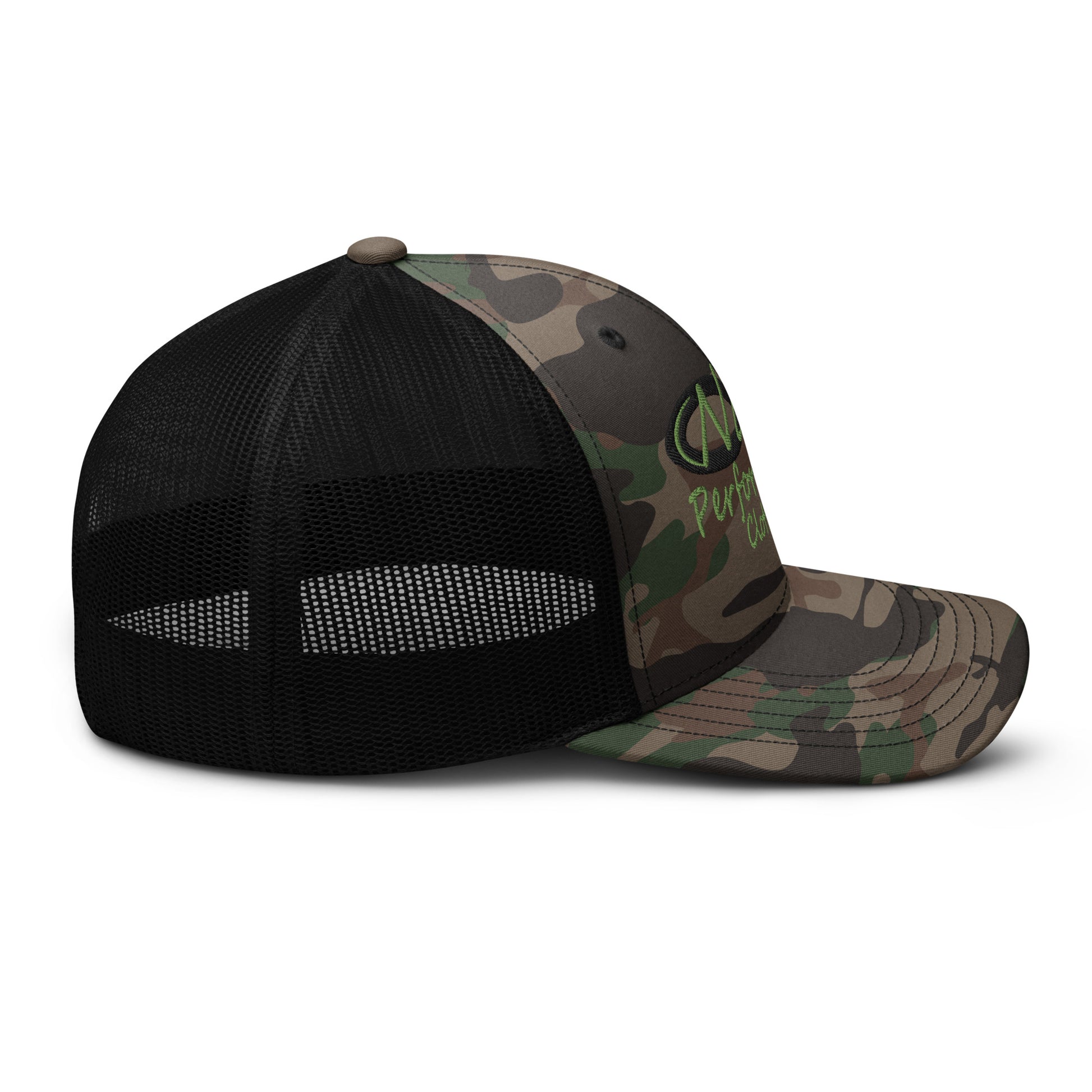 Nak Performance Camouflage trucker hat