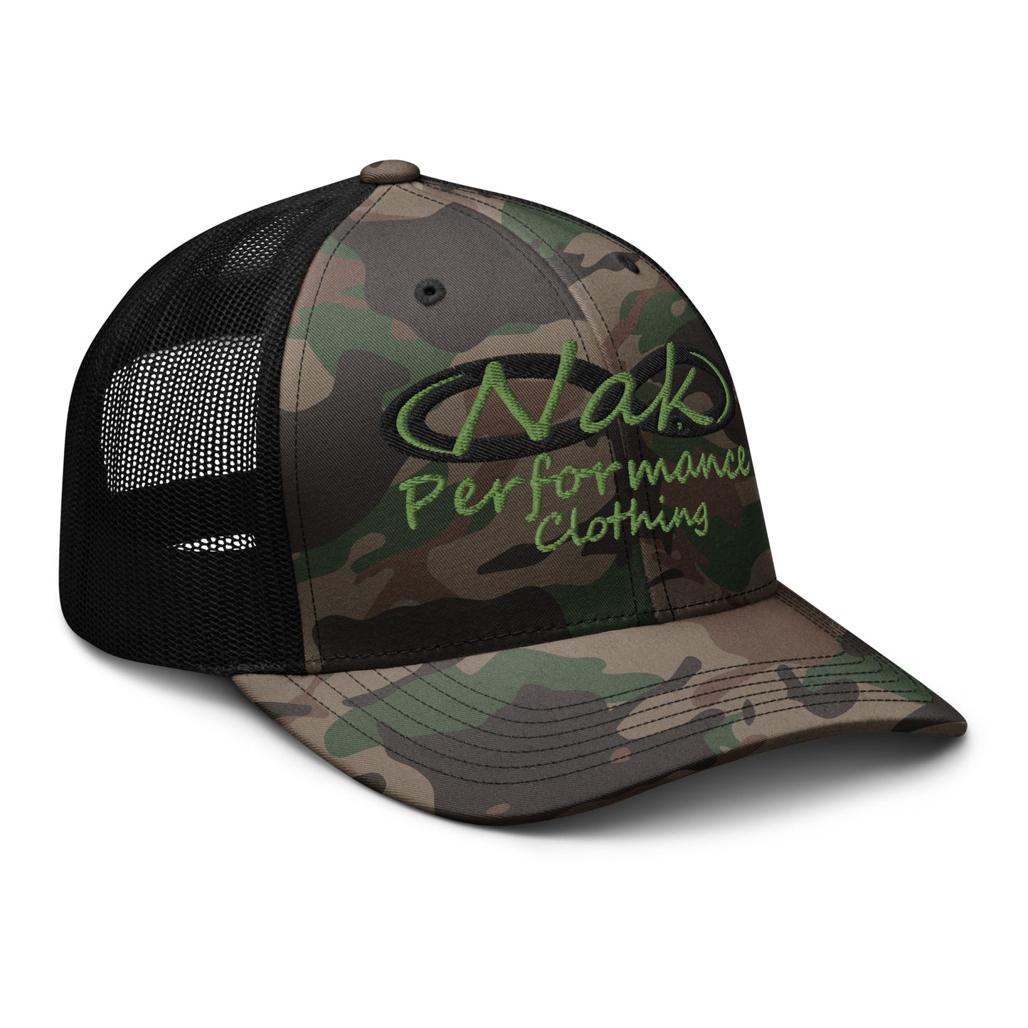 Nak Performance Camouflage trucker hat