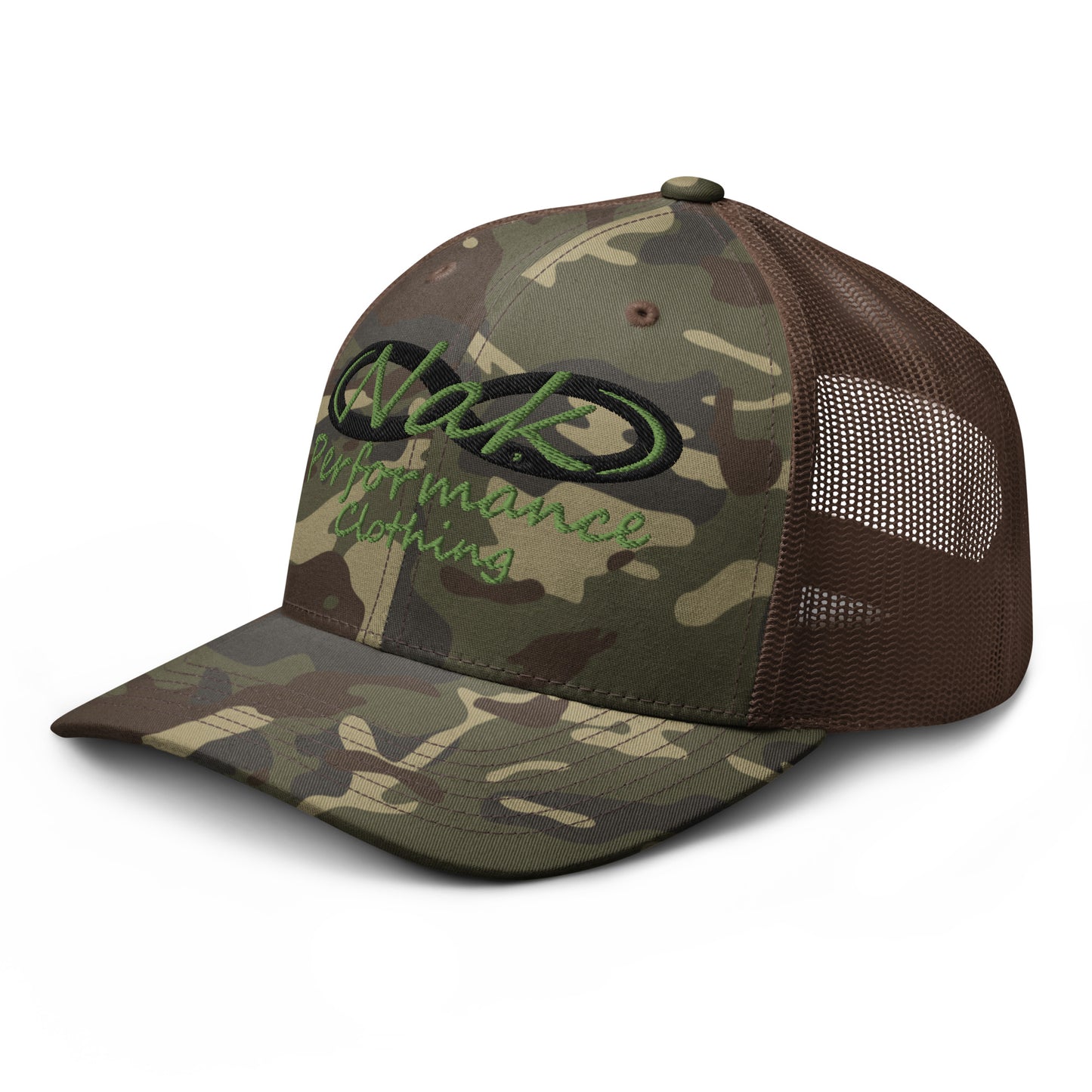 Nak Performance Camouflage trucker hat