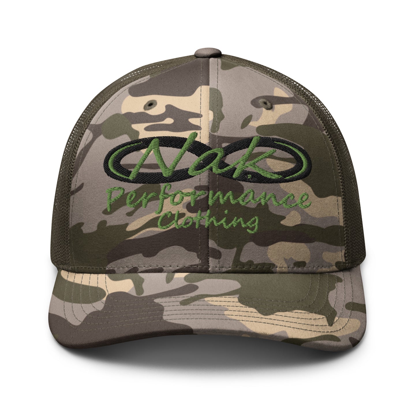 Nak Performance Camouflage trucker hat