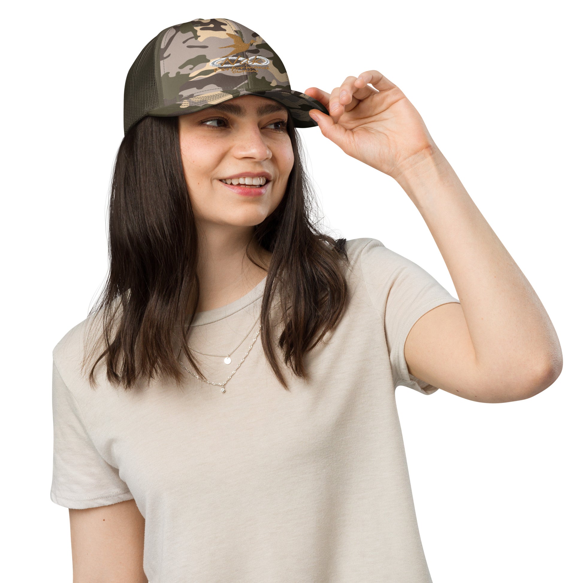 Nak Pintail Camouflage trucker hat