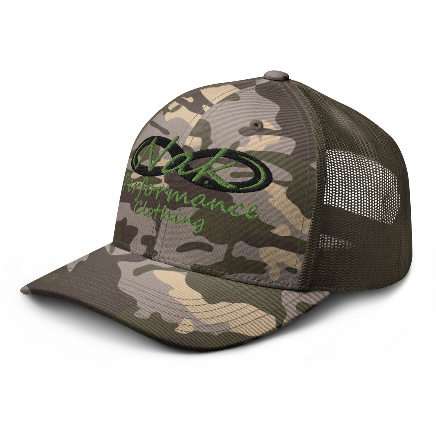 Nak Performance Camouflage trucker hat