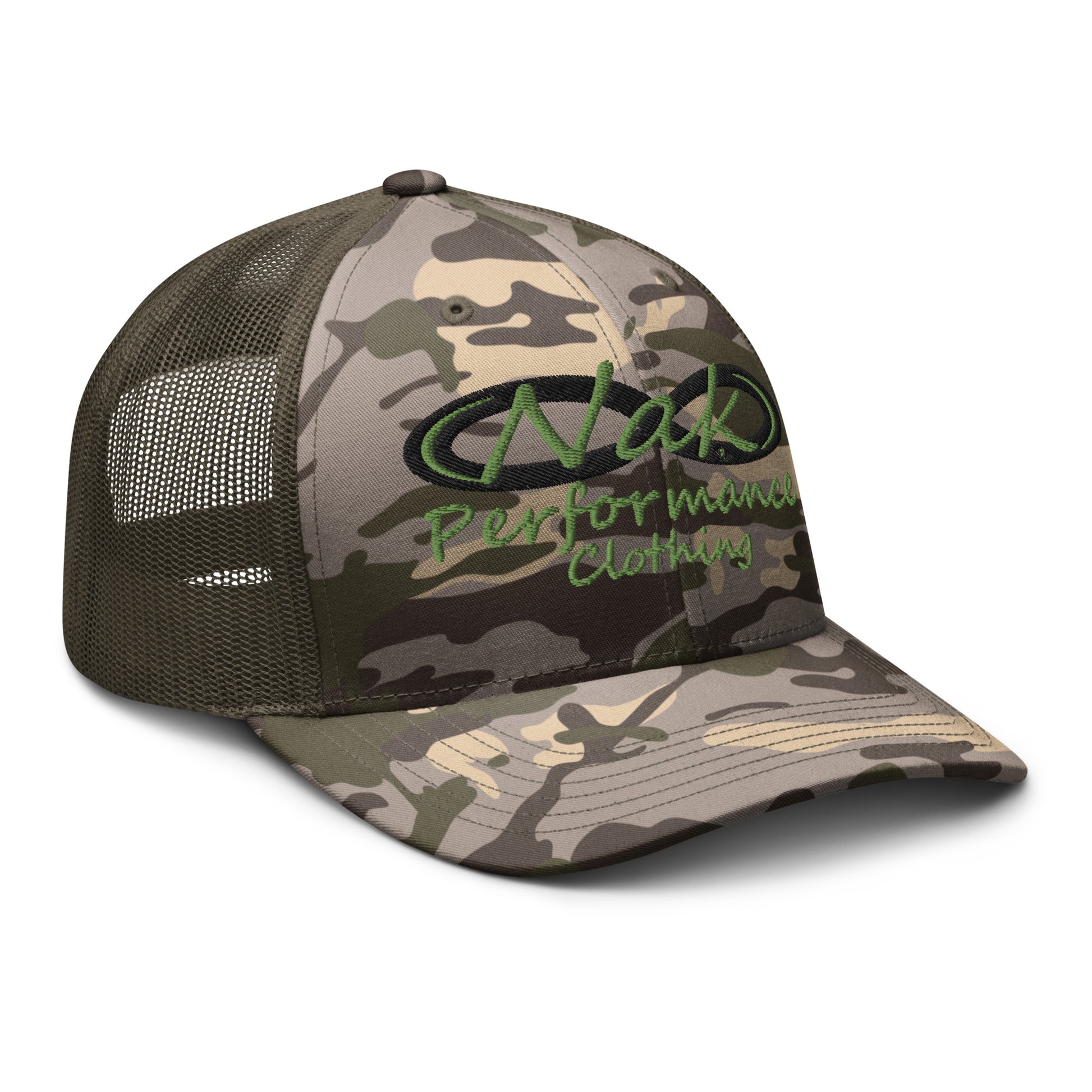 Nak Performance Camouflage trucker hat