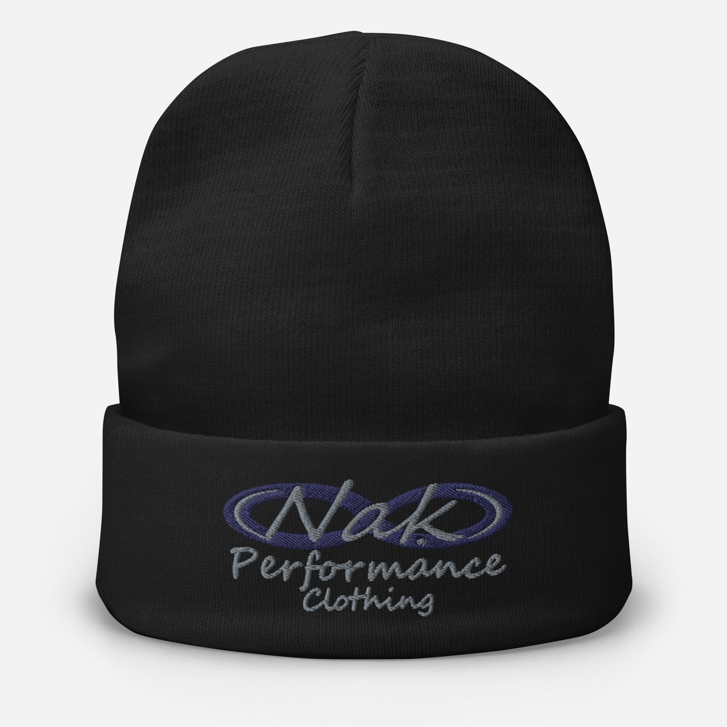 Nak Performance Navy Embroidered Beanie