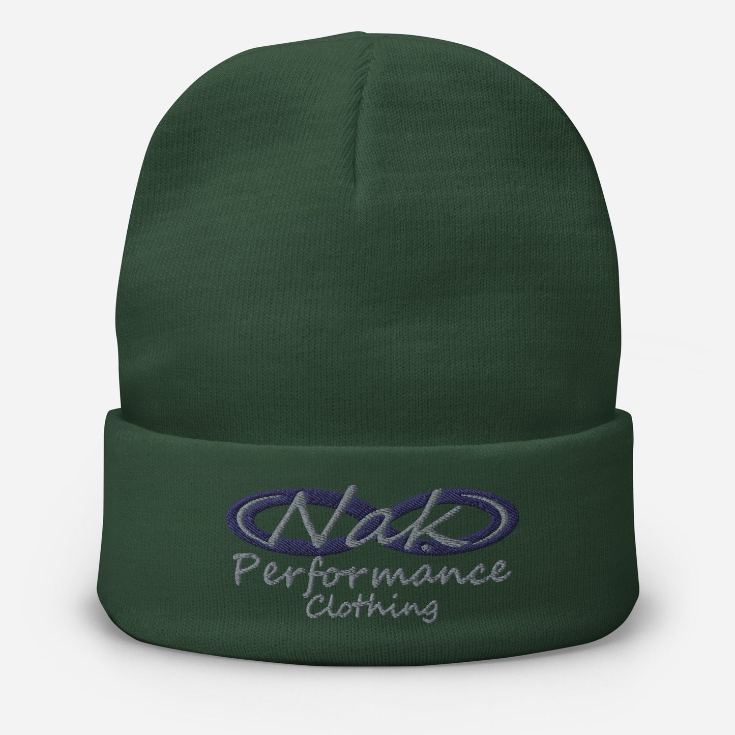 Nak Performance Navy Embroidered Beanie