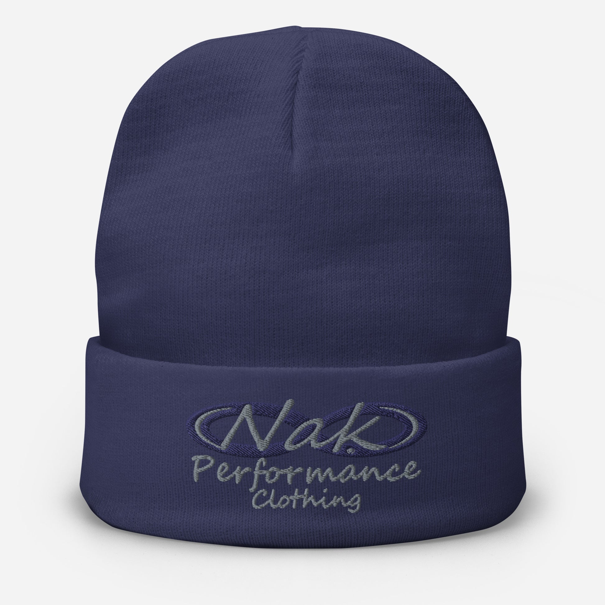 Nak Performance Navy Embroidered Beanie