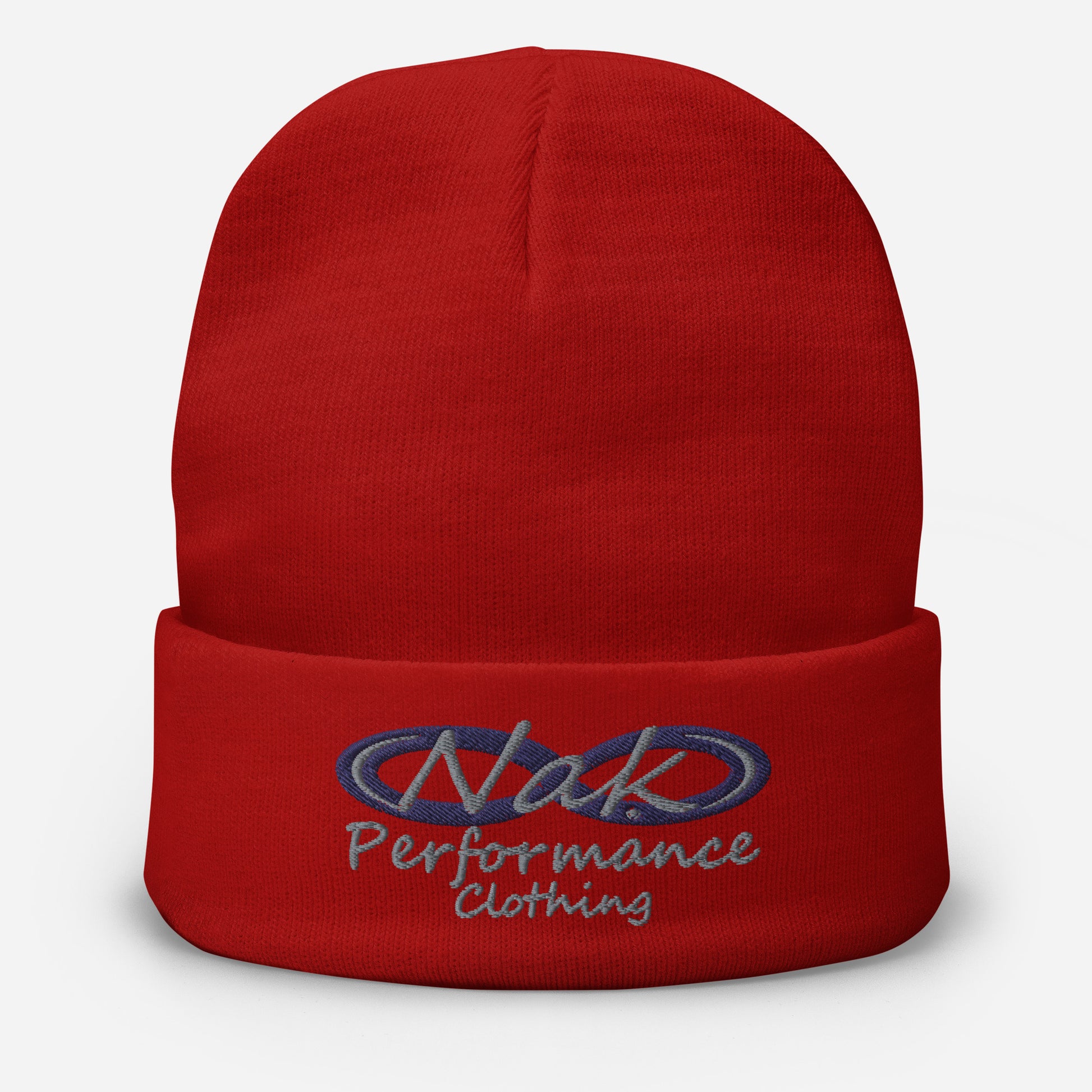 Nak Performance Navy Embroidered Beanie