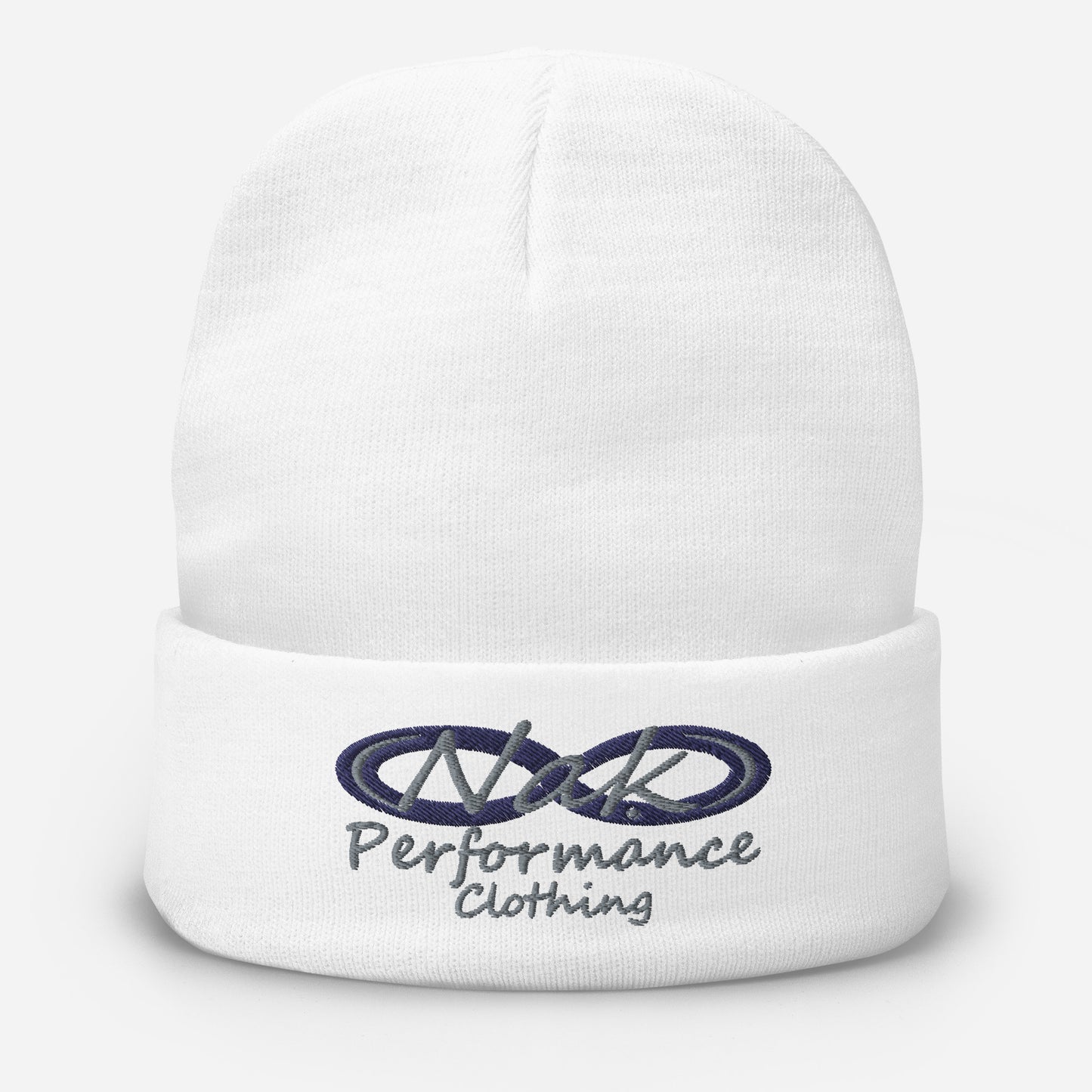 Nak Performance Navy Embroidered Beanie