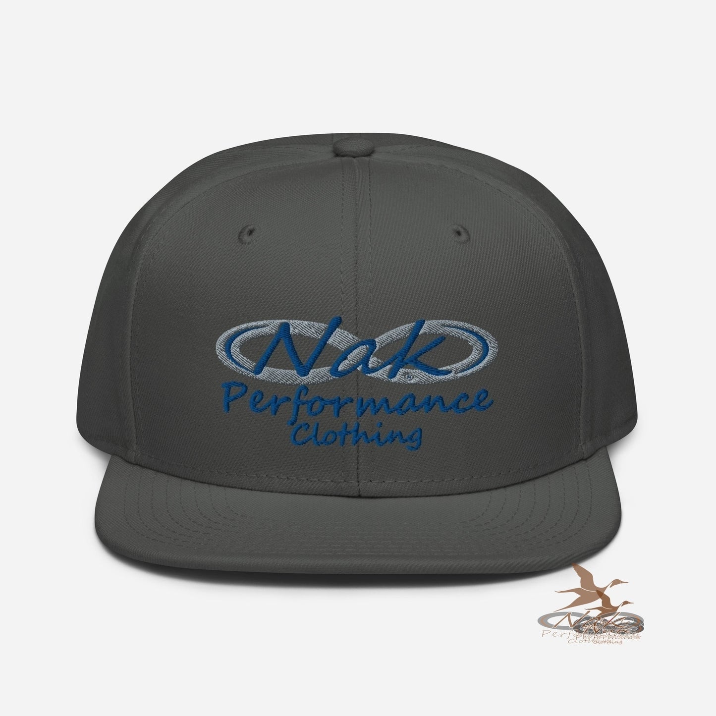 Nak Performance Blue Logo Snapback Hat