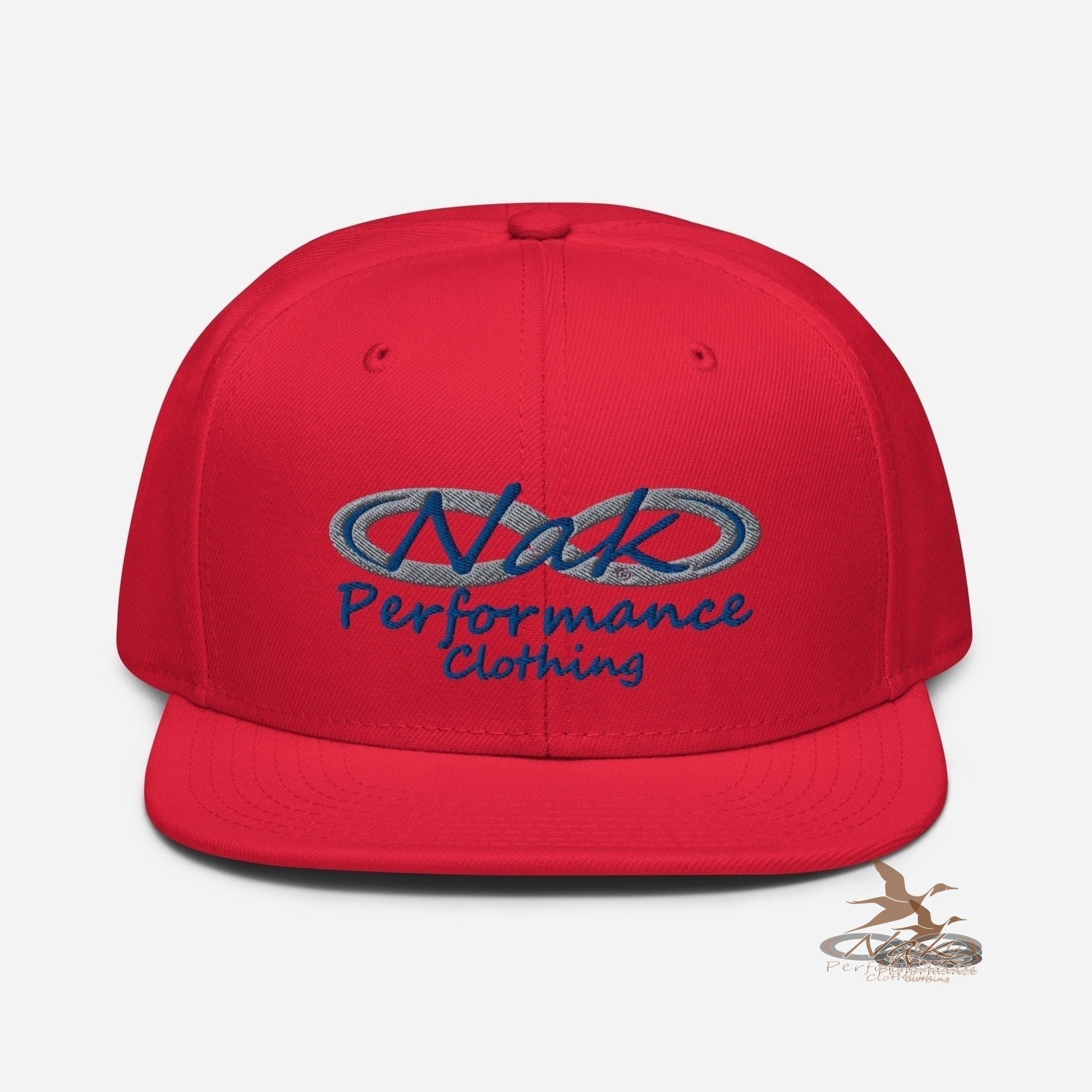 Nak Performance Blue Logo Snapback Hat