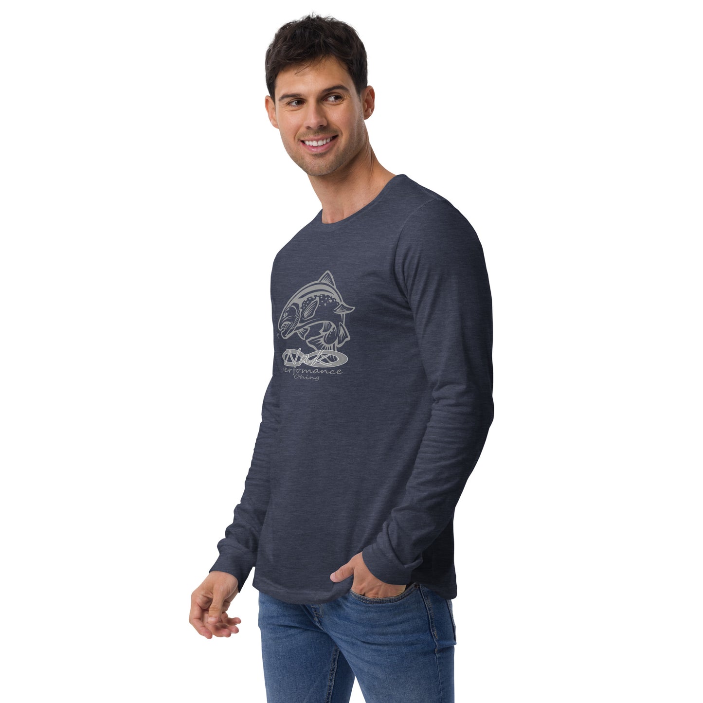 Nak Men's Trout logo Long Sleeve Tee