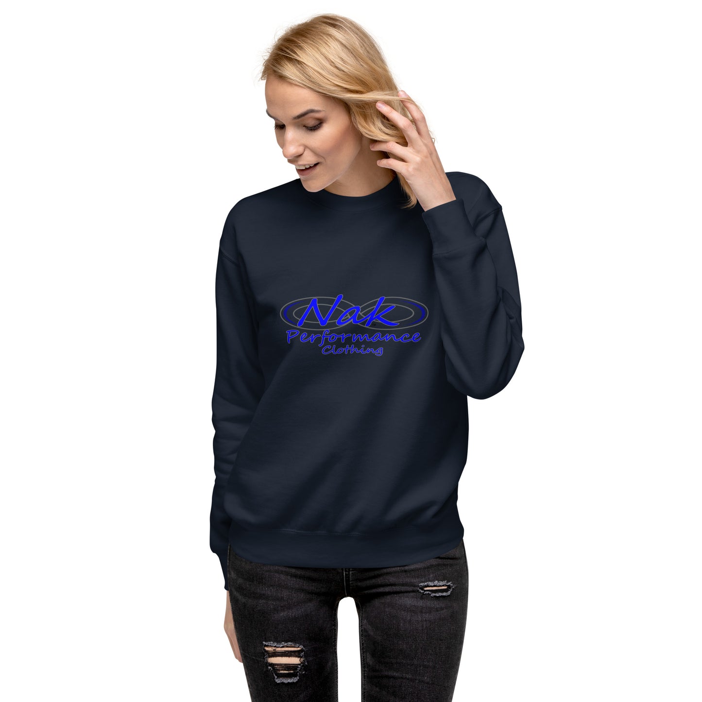 Nak Performance Premium women’s sweatshirt, Navy